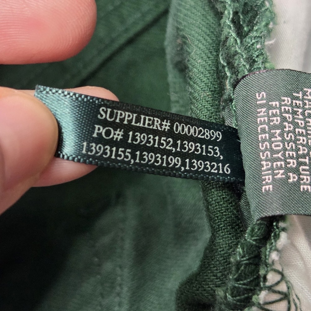 Ralph Lauren Jeans Co LRL Vtg Deep Green 18w Straight Leg Bold Comfort Stretch - Picture 7 of 8